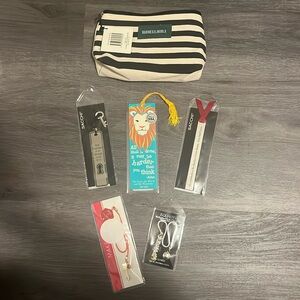 Barnes & Noble bag with bookmark assortment